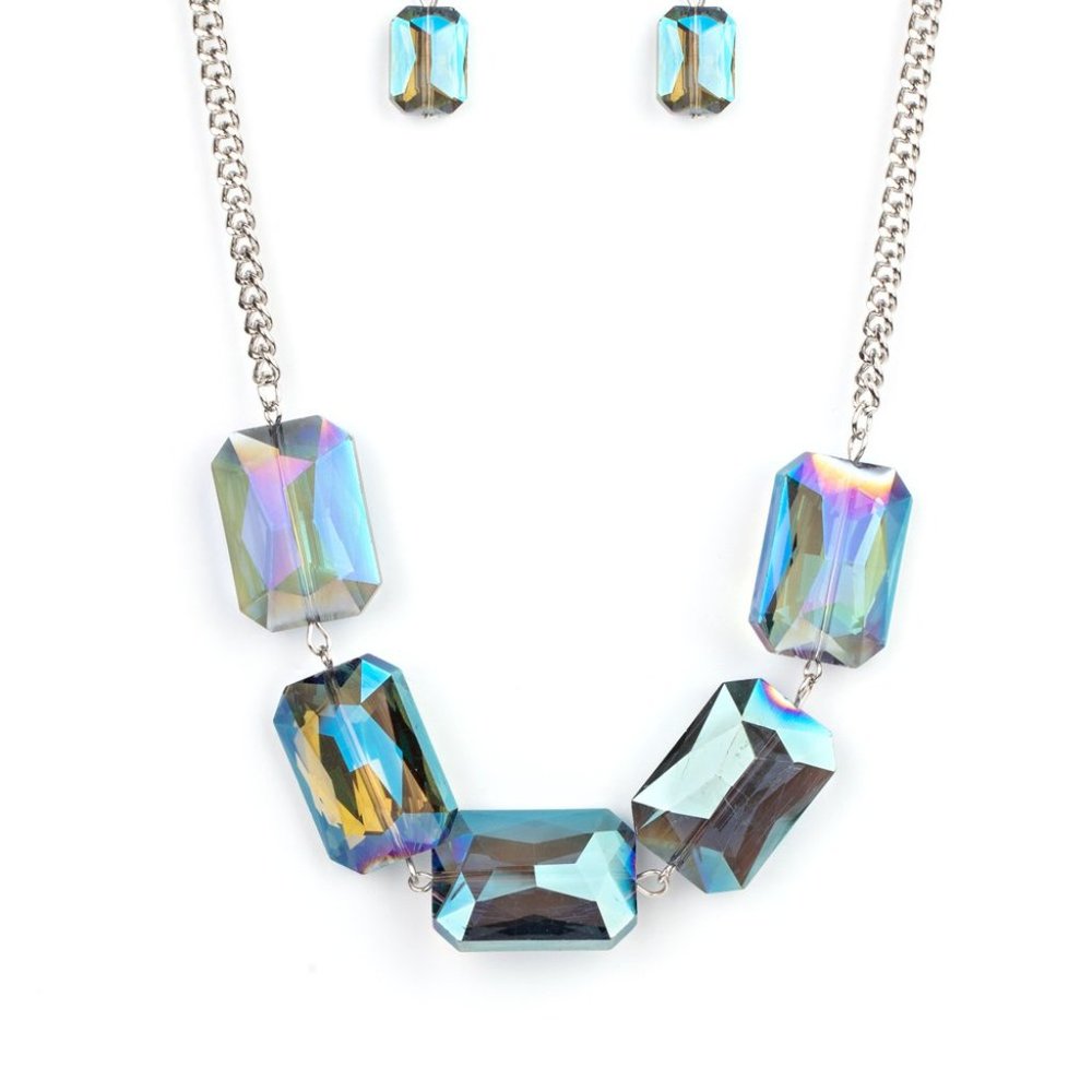 Heard It On The HEIR-Waves - Blue Necklace - Picture 3 of 4